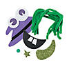 Goofy Witch Pumpkin Decorating Craft Kit - Makes 12 Image 1