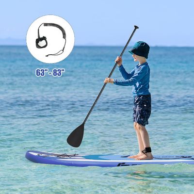 Goplus 11&#8217; Inflatable Stand Up Paddle Board SUP W/Carrying Bag Aluminum Paddle Image 2