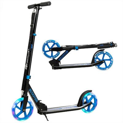 Goplus Folding Sports Kick Scooter w/LED Wheels Blue Image 1
