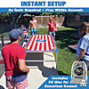 GoPong Regulation Size 8' x 4' Beer Die Table with 50 Dice - American Flag Inspired Design Image 2