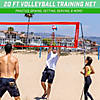 GoSports 20 ft Freestanding Volleyball Training Net for Indoor our Outdoor Use - Instant Setup and Height Adjustable Image 1