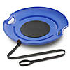Gosports 29" heavy duty winter snow saucer with padded seat and tow strap - blue Image 1