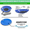 Gosports 29" heavy duty winter snow saucer with padded seat and tow strap - blue Image 1