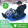Gosports 29" heavy duty winter snow saucer with padded seat and tow strap - blue Image 2