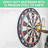 GoSports 4 ft Giant Cork Dartboard - Includes 12 Giant Darts and Scoreboard - New Fun Twist on Darts Image 4