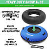 Gosports 44" heavy duty winter snow tube with premium canvas cover - commercial grade sled - blue Image 1