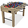 Gosports 48" game room size foosball table - oak finish - includes 4 balls and 2 cup holders Image 1