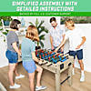 Gosports 48" game room size foosball table - oak finish - includes 4 balls and 2 cup holders Image 4