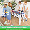 Gosports 48" game room size foosball table - white finish - includes 4 balls and 2 cup holders Image 2
