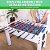 Gosports 48" game room size foosball table - white finish - includes 4 balls and 2 cup holders Image 4