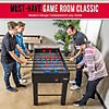 Gosports 54" full size foosball table - black finish - includes 4 balls and 2 cup holders Image 1