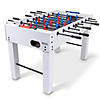Gosports 54" full size foosball table - white finish - includes 4 balls and 2 cup holders Image 1