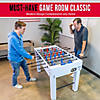 Gosports 54" full size foosball table - white finish - includes 4 balls and 2 cup holders Image 1