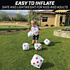 GoSports 6" Giant Inflatable Dice - 6 Pack Image 3