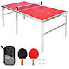 GoSports 6&#8217;x3&#8217; Mid-size Table Tennis Game Set Image 1