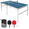 GoSports 6&#8217;x3&#8217; Portable Mid-size Table Tennis Game Set Image 1