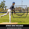 GoSports 7 ft Proper 7 ft Baseball & Softball Practice Hitting & Pitching Net with Bow Frame, Carry Bag and Bonus Strike Zone - Great for All Skill Levels Image 4