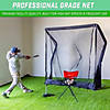 GoSports 7 ft Proper 7 ft ELITE Baseball & Softball Practice Hitting and Pitching Net with Steel Frame Image 1