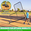 GoSports 7 ft Proper 7 ft PRO Baseball & Softball L Screen - Pitcher Protection Net with Wheels and Carrying Case Image 3