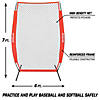 GoSports 7' x 4' I-Screen - Baseball & Softball Pitcher Protection Net Image 3