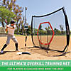 GoSports 7&amp;#8217;x7&amp;#8217; PRO Baseball &amp; Softball Practice Hitting &amp; Pitching Net with Bow Type Frame, Carry Case and Bonus Strike Zone, Ultimate Training Net Image 1