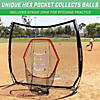GoSports 7&amp;#8217;x7&amp;#8217; PRO Baseball &amp; Softball Practice Hitting &amp; Pitching Net with Bow Type Frame, Carry Case and Bonus Strike Zone, Ultimate Training Net Image 2