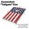 GoSports American Flag Cornhole Bean Bag Toss Game Set (8 Bags per Pack), 3 x 2-Feet Image 1
