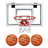 GoSports Basketball Door Hoop with 3 Premium Basketballs Image 1