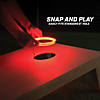GoSports Cornhole Light Up LED Ring Kit 2pc Set - Red Image 4