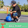 Gosports dodgeball balls - 6 pack air touch no-sting balls - includes ball pump & mesh bag - blue Image 1