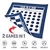 GoSports Double Sided Giant Checkers & 4 Connect Board Game Image 1