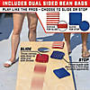 GoSports Dual Sided Cornhole Bean Bags | Slide & Stop Regulation Tournament Bean Bags Set of 8 Image 2