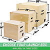 GoSports Fitness Launch Box | 3-in-1 Adjustable Height | Wood Plyo Jump Box for Exercises of All Skill Levels Image 1