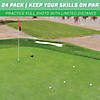 GoSports Foam Flight Practice Golf Balls 24 Pack - White Image 4