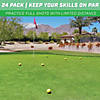 GoSports Foam Flight Practice Golf Balls 24 Pack - Yellow Image 2