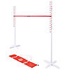GoSports Get Low Limbo Premium Wooden Limbo Game, Sets up in Seconds - Fun for Kids & Adults, White, Red Image 1