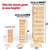 GoSports Giant Toppling Tower with Bonus Rules Image 1