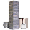GoSports Giant Wooden Toppling Tower - Grey Image 1