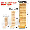 GoSports Giant Wooden Toppling Tower | Made from Premium Tropical Hardwood Image 4