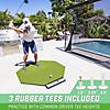 Gosports golf hitting mat - elite 5' x 5' size - 15mm artificial turf mat for indoor/outdoor practice Image 3