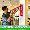 Gosports hook 21 wall mounted ring swing game with foldable arm - play indoors or outdoors Image 4