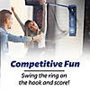 GoSports Hook21 Ring Swing Game Blue - Indoor or Outdoor Ring Toss Game with Foldable Arm Image 1