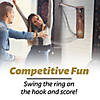 GoSports Hook21 Ring Swing Game Brown - Indoor or Outdoor Ring Toss Game with Foldable Arm Image 1