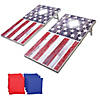 GoSports LED American Flag Cornhole Set Image 1