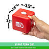 Gosports left right middle giant dice game - 3.5" foam dice game for indoor/outdoor play Image 2