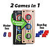 GoSports Multi 2-in-1 Bean Bag Toss & Washer Toss Combo Game Image 1