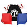 GoSports: Official Regulation Cornhole Bean Bags Set (8 All Weather Bags) - Red and Blue Image 1
