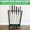 GoSports Premium Wooden Golf Putter Stand - Indoor Display Rack - Holds 6 Clubs Image 2
