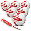 GoSports Pro Series Outdoor Beach Volleyball 6 Pack - Regulation Size & Weight with Bonus Air Pump & Portable Mesh Bag Image 1
