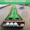 GoSports Pure Putt Golf 9' Putting Green Ramp - Premium Wood Training Aid for Home & Office Putting Practice, Includes 9' Putting Green and 4 Golf Balls Image 3